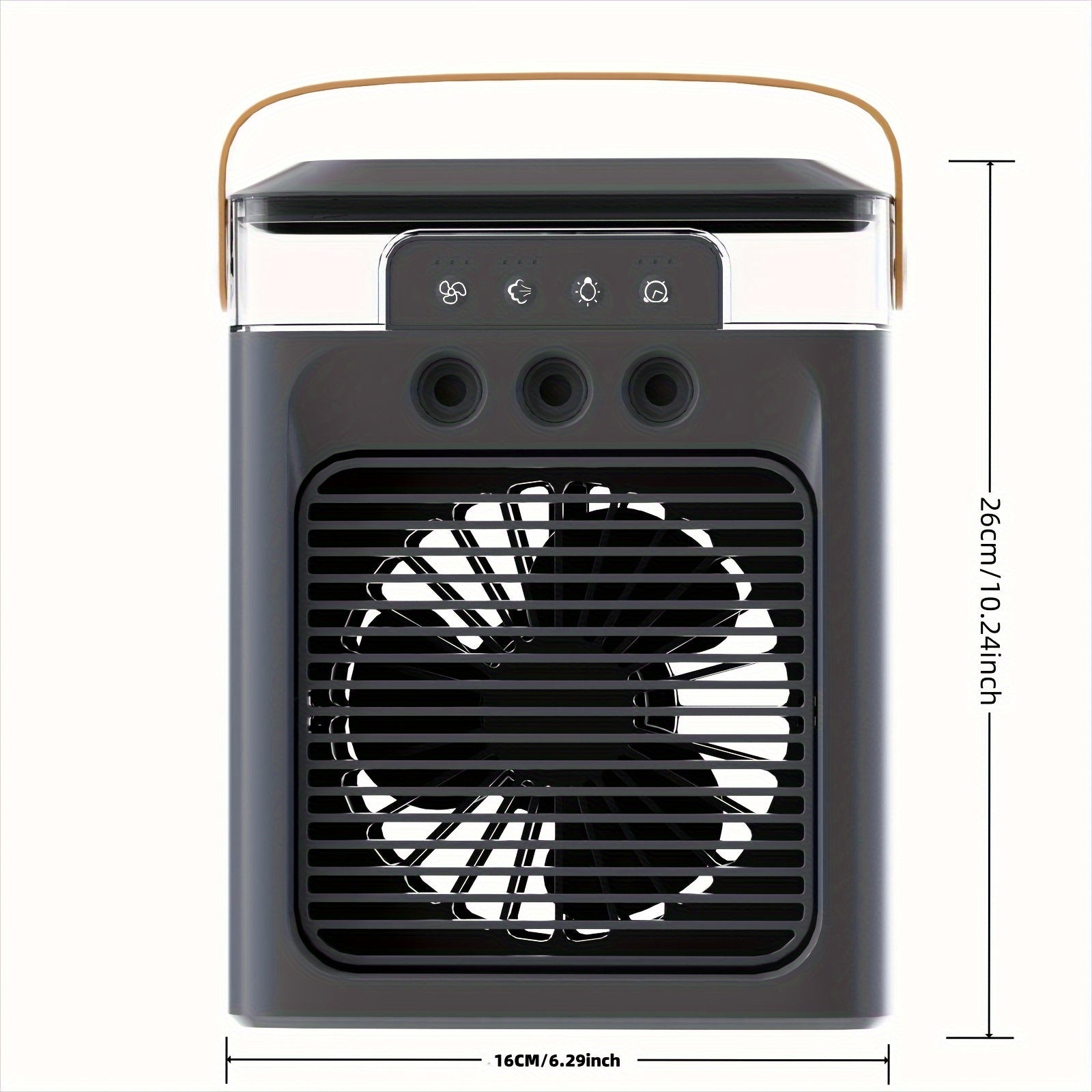 Portable Desktop Silent Fan with Adjustable Speed and 400ml Water Tank