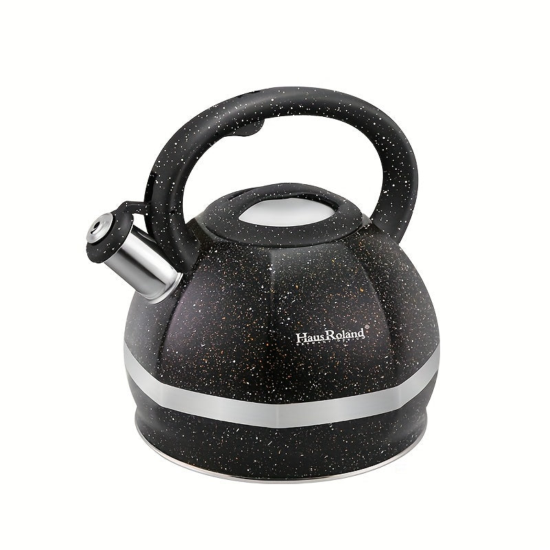Stainless Steel Tea Kettle 3L with Whistle Heat-Proof Handle Gas Electric
