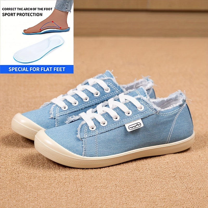 Women's Breathable Flat Casual Sneakers Lightweight Walking Shoes Spring Summer