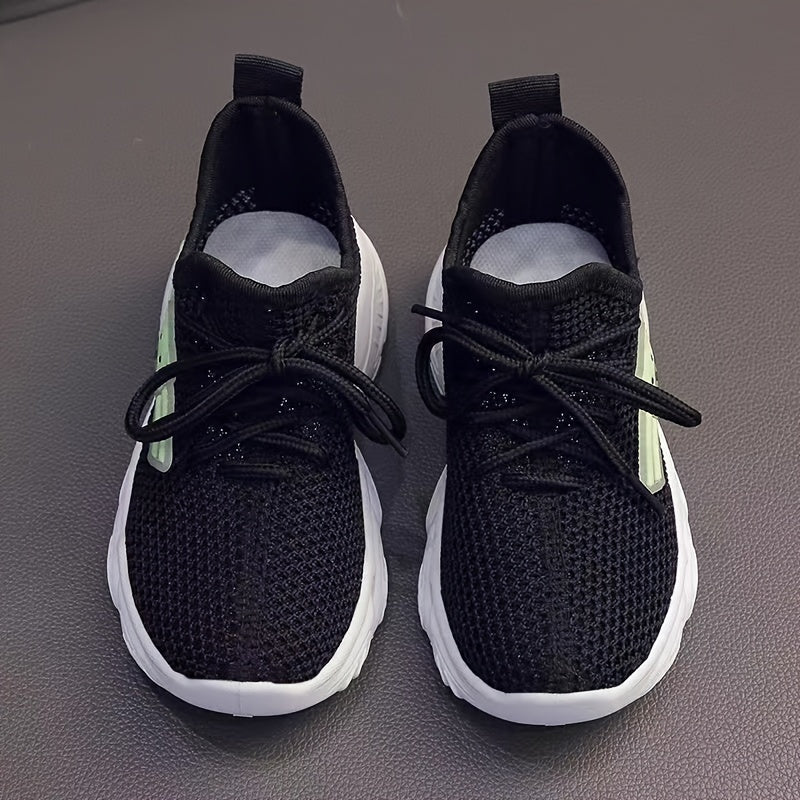 Children's Low Top Fabric Sneakers for Boys and Girls with Bear Decals Ages 14 and Under