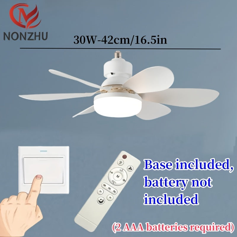 Ceiling Fan Light with Adjustable Lighting and Remote Control Easy Installation