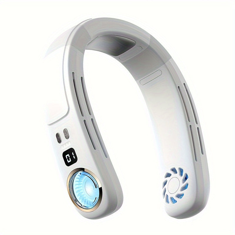 Mini Hanging Neck Fan Portable Wearable Halter Fan 4000mAh Cool Design