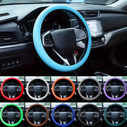 Universal Silicone Steering Wheel Cover Non-Slip Durable Colors