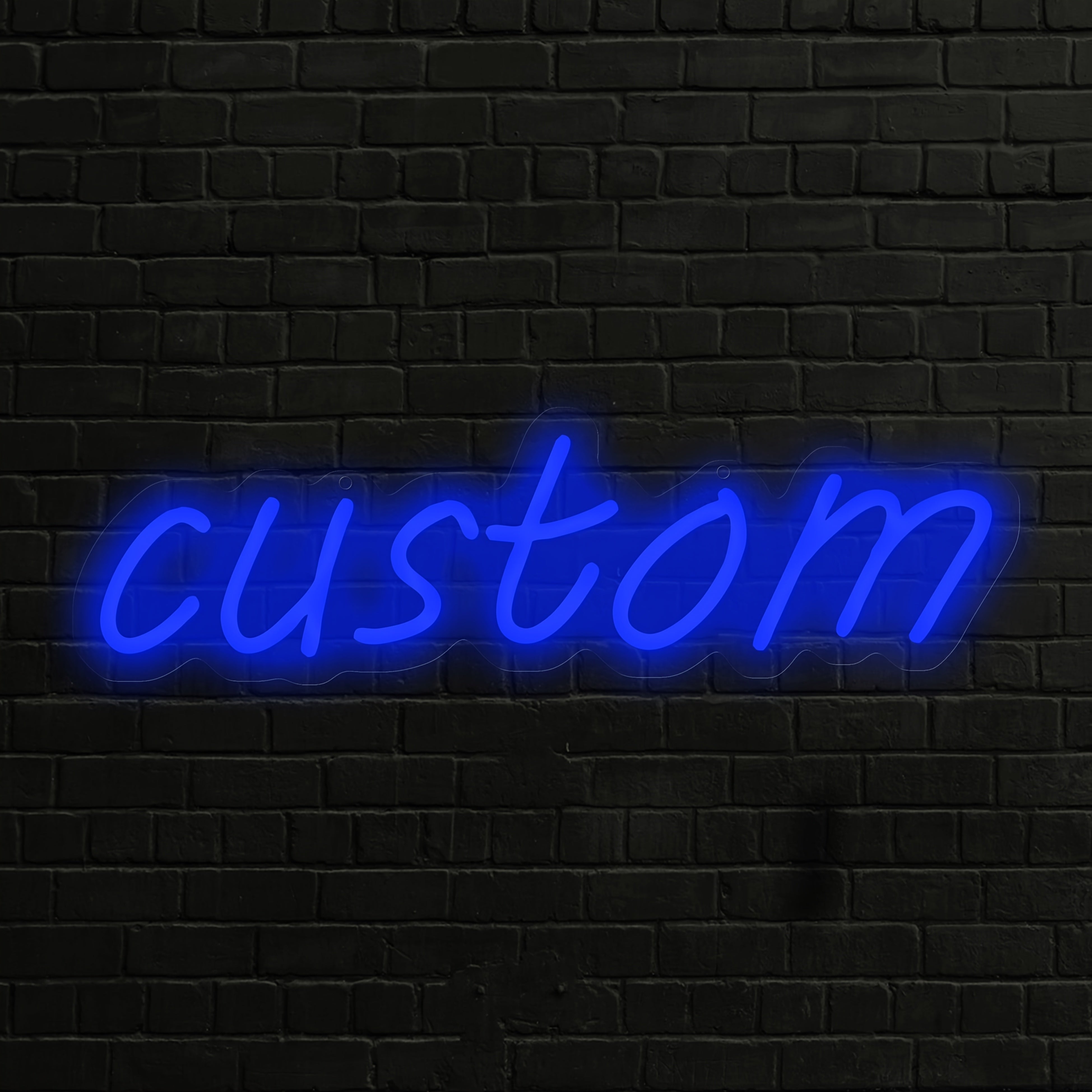 Letrero de neón USB personalizable con interruptor regulable para iluminación personalizada