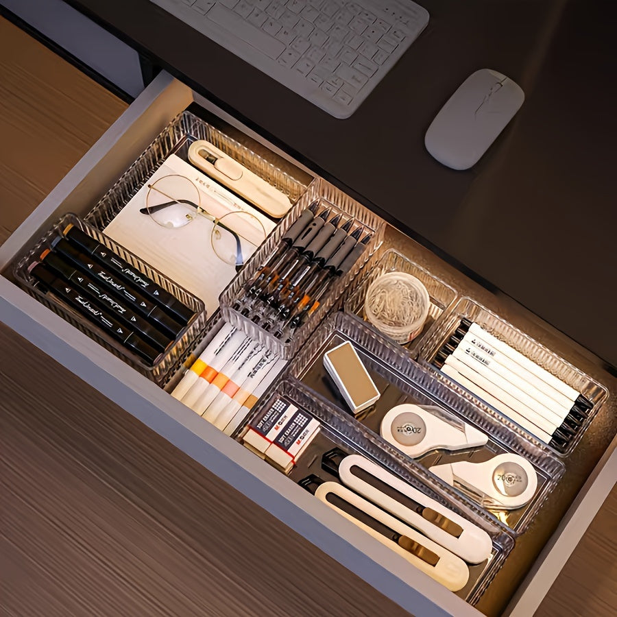 Acrylic Cosmetic Drawer Organizer with 7 Drawers for Skincare Storage