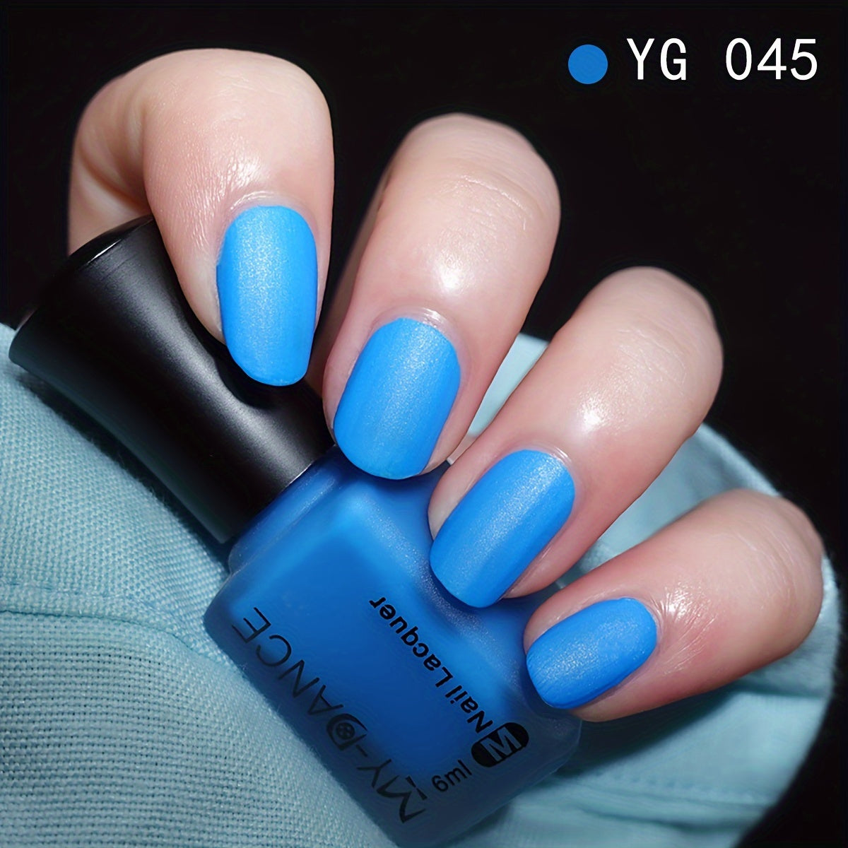 Women Velvet Matte Nail Polish 6ml Multi-Color Long-Lasting Frosted