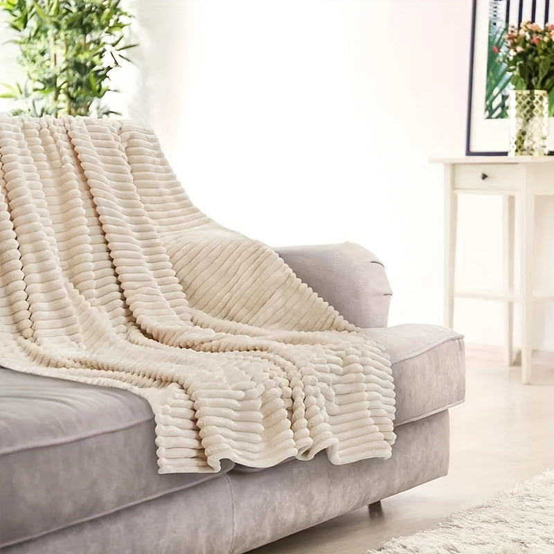 Faux Fur Sherpa Throw Blanket for Bed Sofa Cozy Warm Lightweight