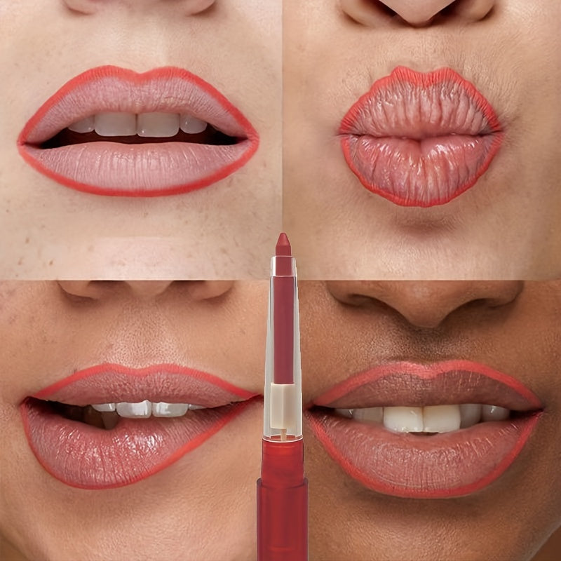 Lápiz labial mate nude para mujer, lápiz de labios de larga duración, a prueba de agua