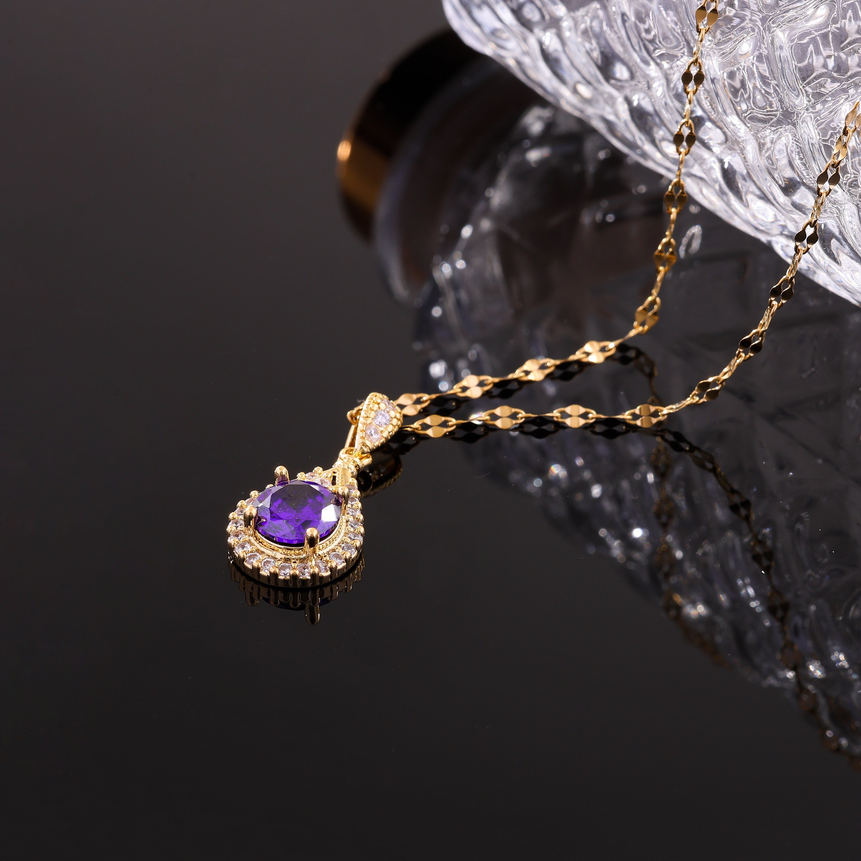 Zamonaviy Okean Yurak Suv Tomchisi Pendant Marjon - Har kuni kiyish va maxsus tadbirlar uchun mos, Hayotingizdagi ayol uchun nozik sovg'a