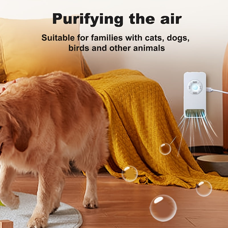 Smart USB Air Purifier with High-Power Generator and Multiple Safe Modes for Home and Office