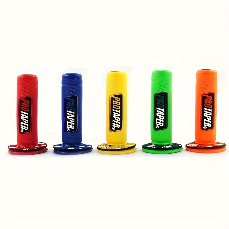 Motorcycle Handlebar Grips Durable Rubber Off-Road Bike Throttle Covers