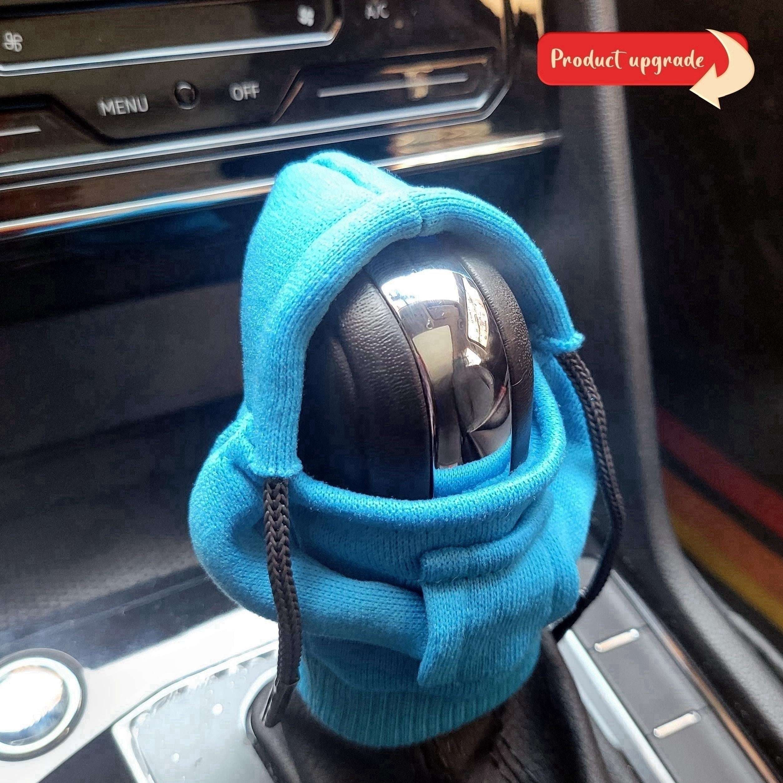 Car Interior Gear Shift Cover Hooded Cloth Auto Decoration Protector