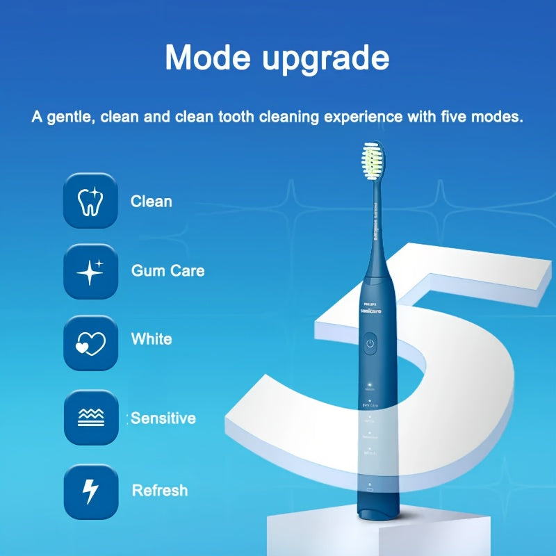 Electric Sonic Toothbrush For Adults, 5 Modes, USB Charging, 30,000 Movements