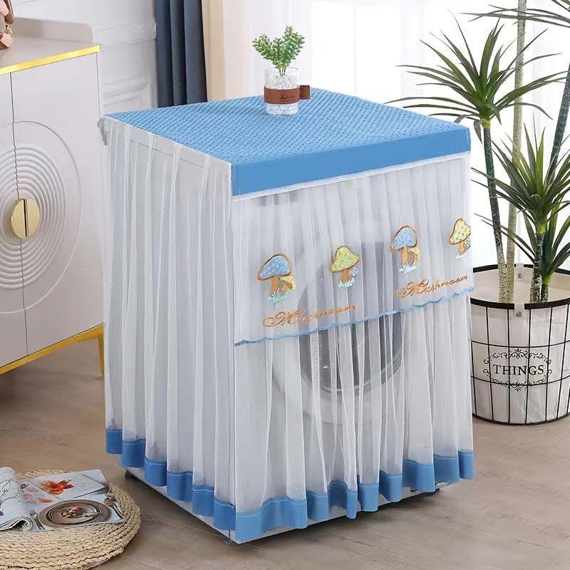 Universal Polyester Washing Machine Cover for Front Load Dryer Dustproof Sunproof