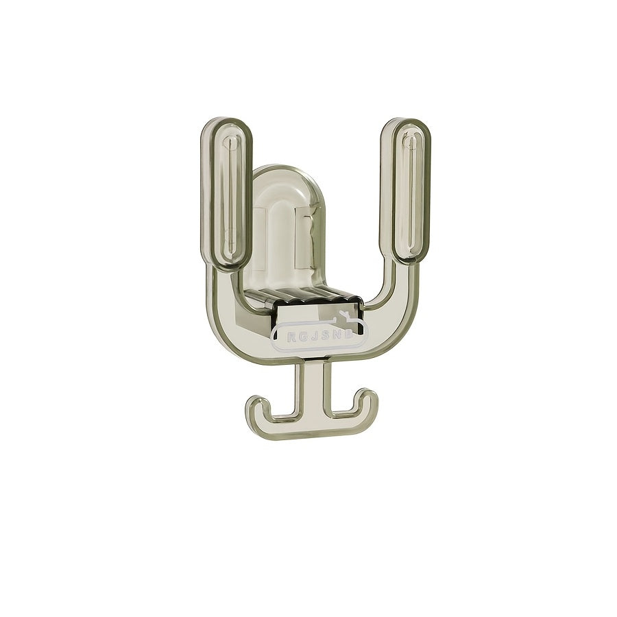 Wall-Mounted Bathroom Organizer for Slippers and Towels, Space-Saving Plastic Storage