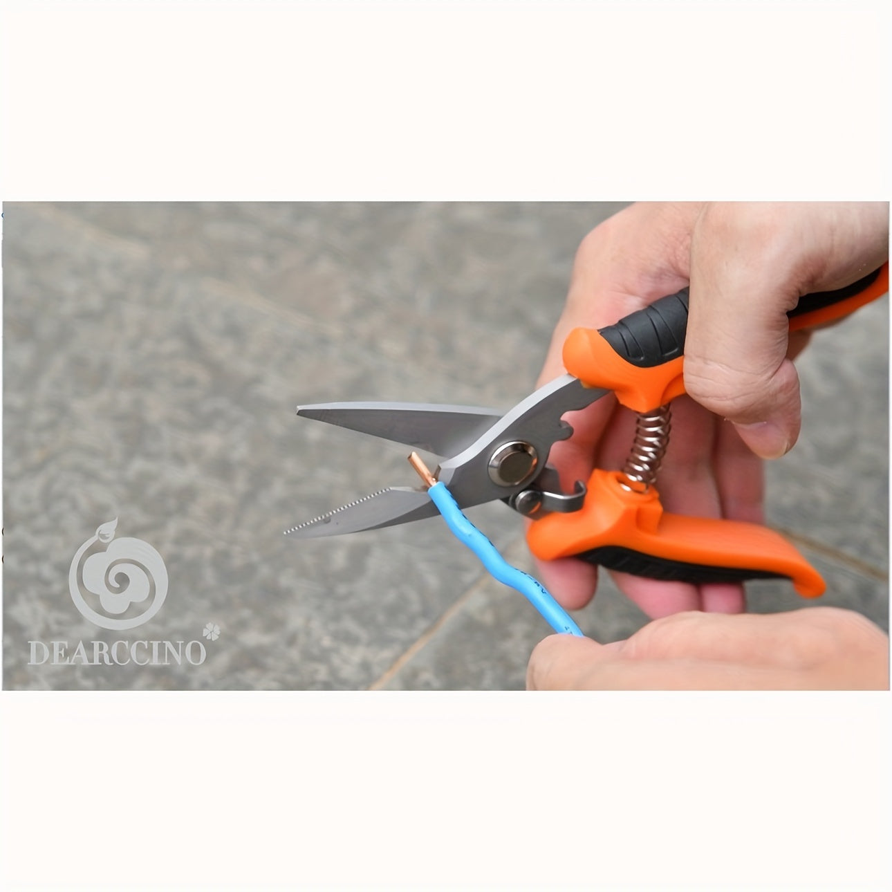 Set of 3 Stainless Steel Garden Pruning Shears Modern Durable for Trimming and Gardening