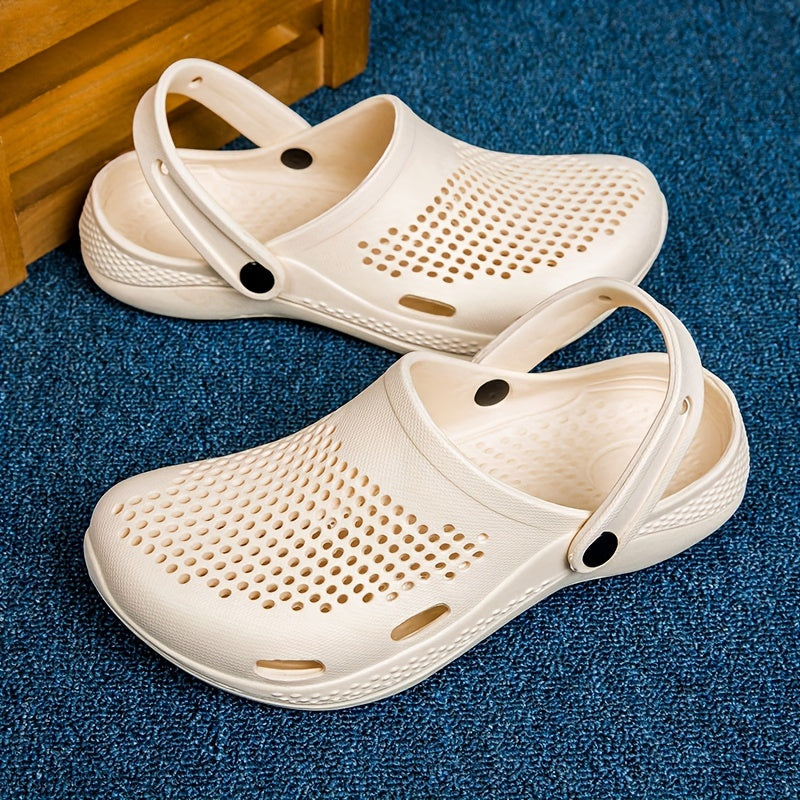 Unisex Breathable EVA Mules & Clogs Flat Heel All-Season Non-Slip