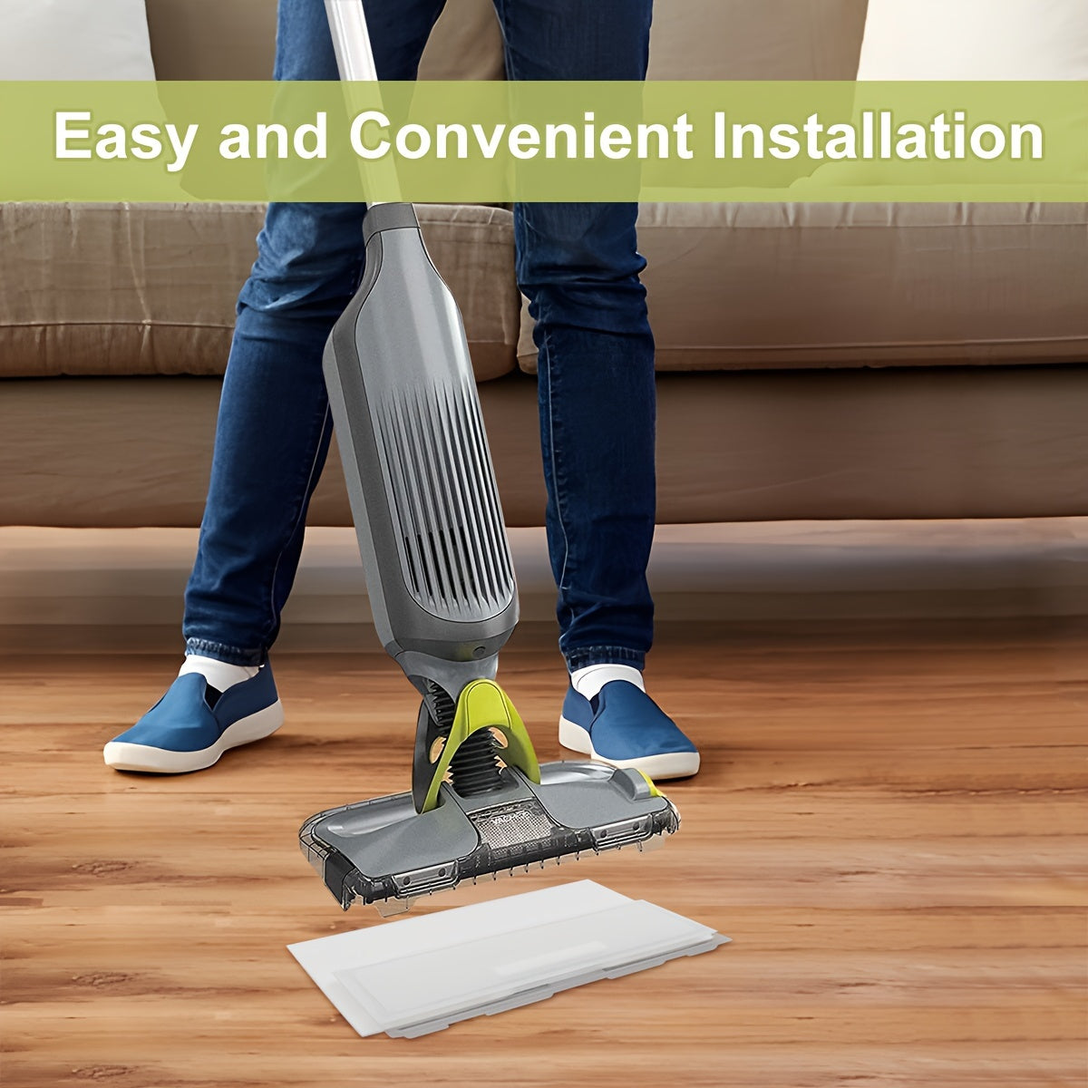 20pcs Disposable Steam Mop Replacement Pads for Floor Cleaning Deep Dust Removal