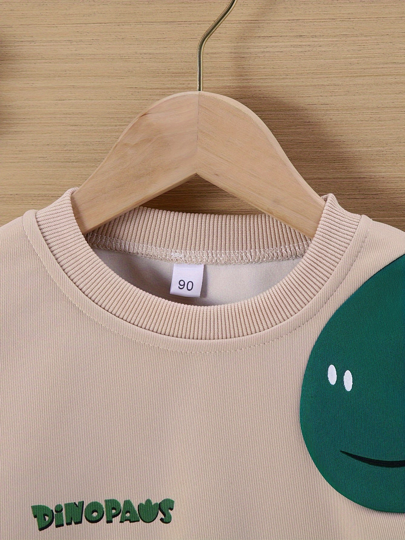 Kids Sweatshirt Set Long Sleeve Crew Neck Knit Fabric Fall Winter Breathable Warm Casual