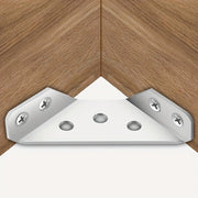 20pcs Stainless Steel Corner Braces 90° Support for Cabinets Furniture Waterproof
