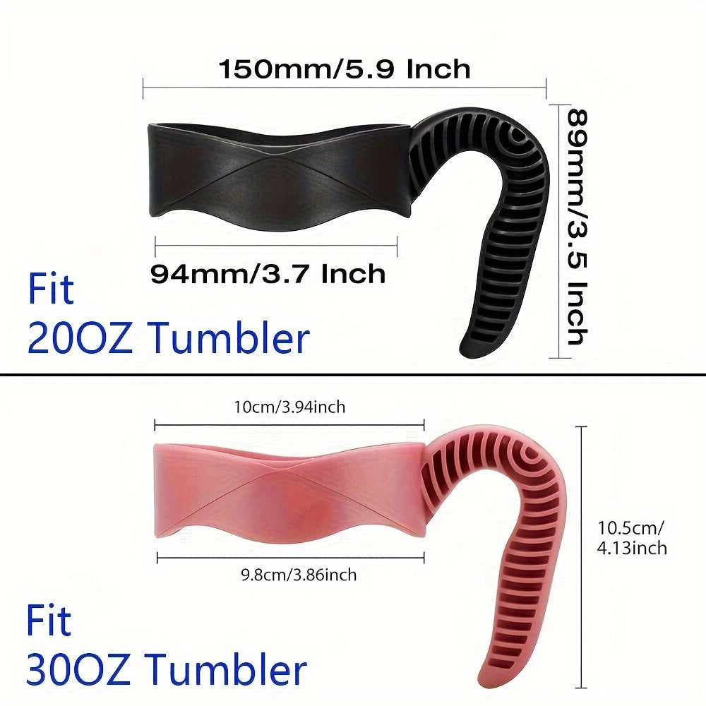 Tumbler Handle for 20oz 30oz Mugs Anti-slip Grip BPA-Free Travel Cup Holder