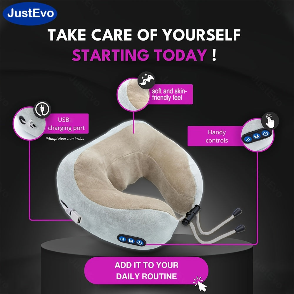 Erkin odamlar uchun bo'yin massaj yostiqchasi, uy, ofis va sayohat uchun ko'p funksiyali dizayn.