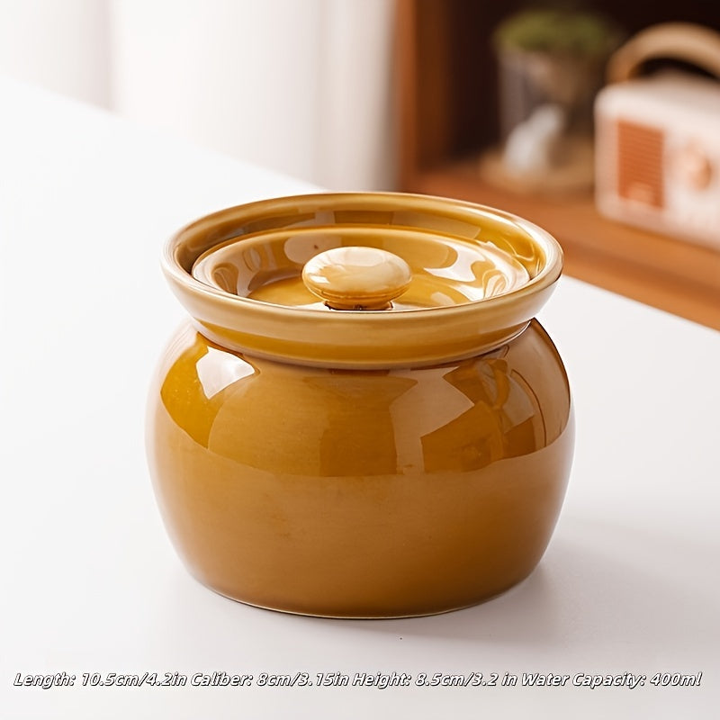 Kitchenware Set Includes Clay Pot Ceramic Stew Pot Soup Pot with Lid for Cooking and Household Use