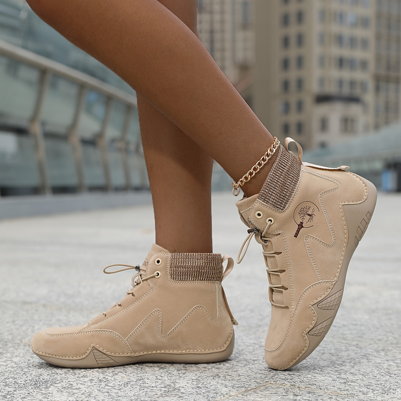 Women's Chunky Sneakers All-Season Solid Color Casual Cross-Training Shoes