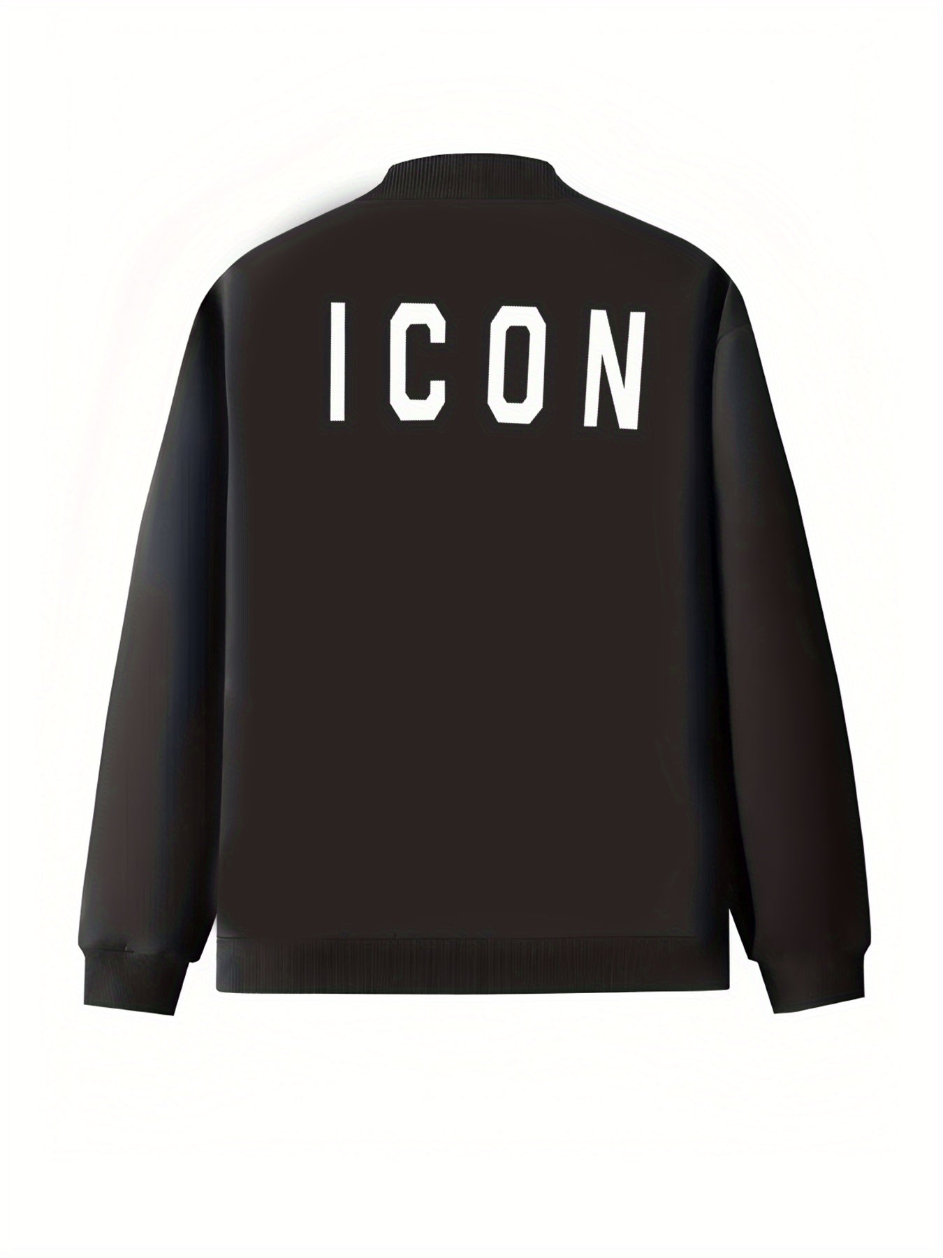 Plus Size Women's Casual Jacket Polyester Long Sleeve Baseball Collar