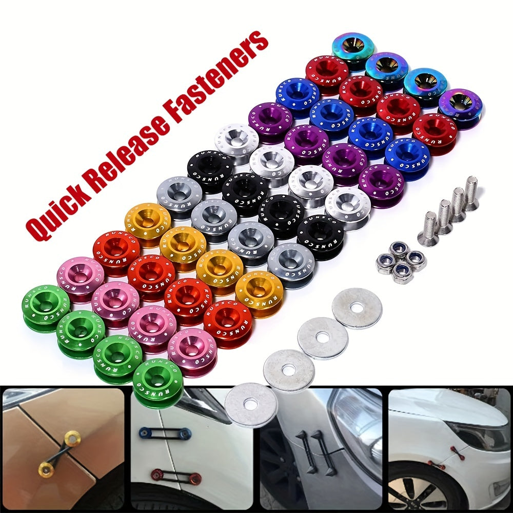 Car Bumper Fastening Buckle Nuts and Screws Reinforced Surrounding Circles