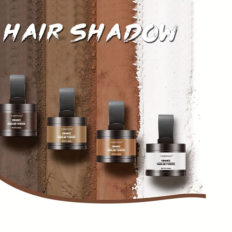 Пудра для волос с растительным скваланом мгновенно скрывает линию волос и корни, устойчива к пятнам и воде для естественного вида.