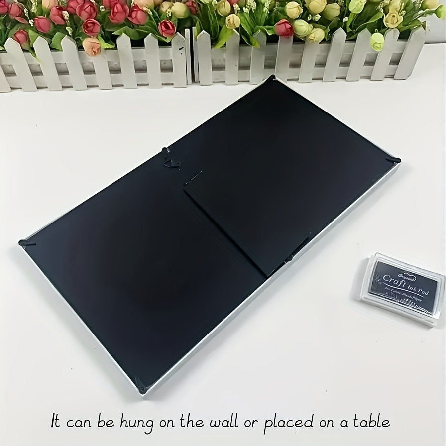 Family Photo Frame for Wall Display with Handprint and Footprint Designs for Milestones