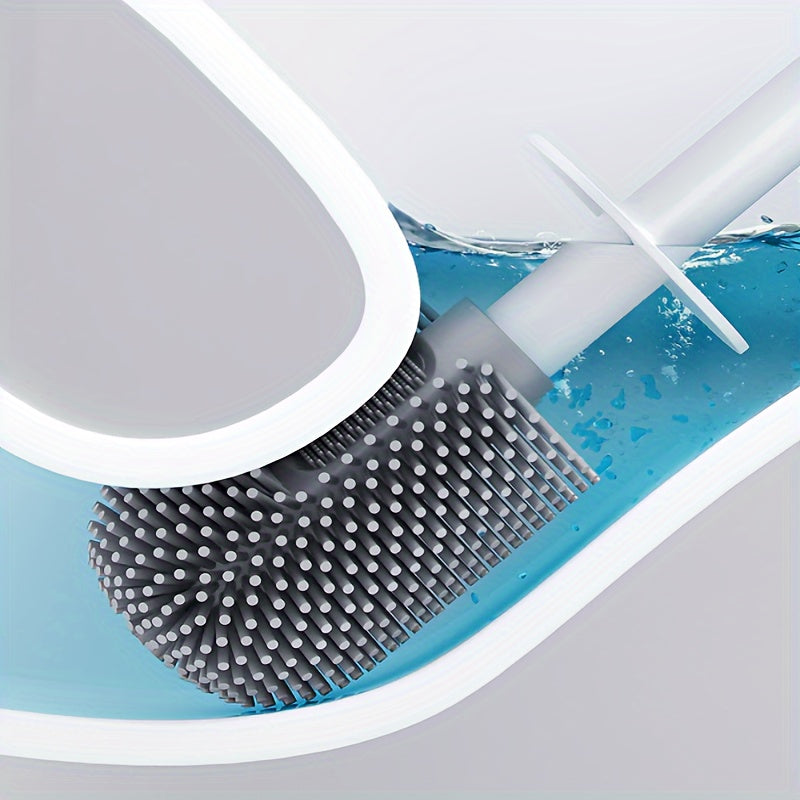 Qattiq ishlash uchun tualet choʻpqi, kompaktdan devorga oʻrnatiladigan tutqich bilan, sirpanmaydigan tutqich