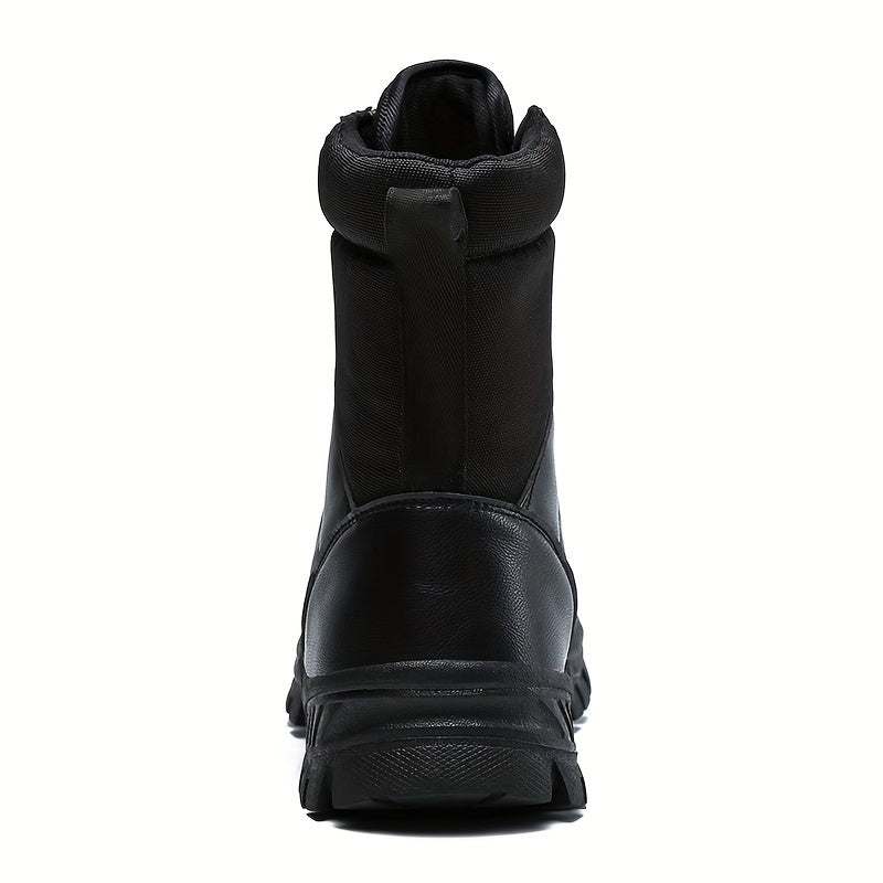 Women's Winter Hiking Boots Outdoor Platform Lace-Up Solid Color