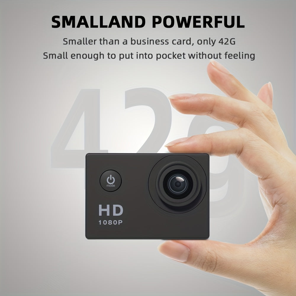 Cámara de acción deportiva para exteriores en alta definición para buceo, escalada, video aéreo y grabación submarina