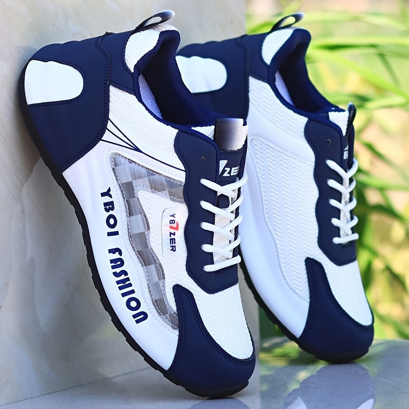 Men's Breathable Low Top Training Sneakers Non-Slip Durable for Outdoor Jogging and Travel