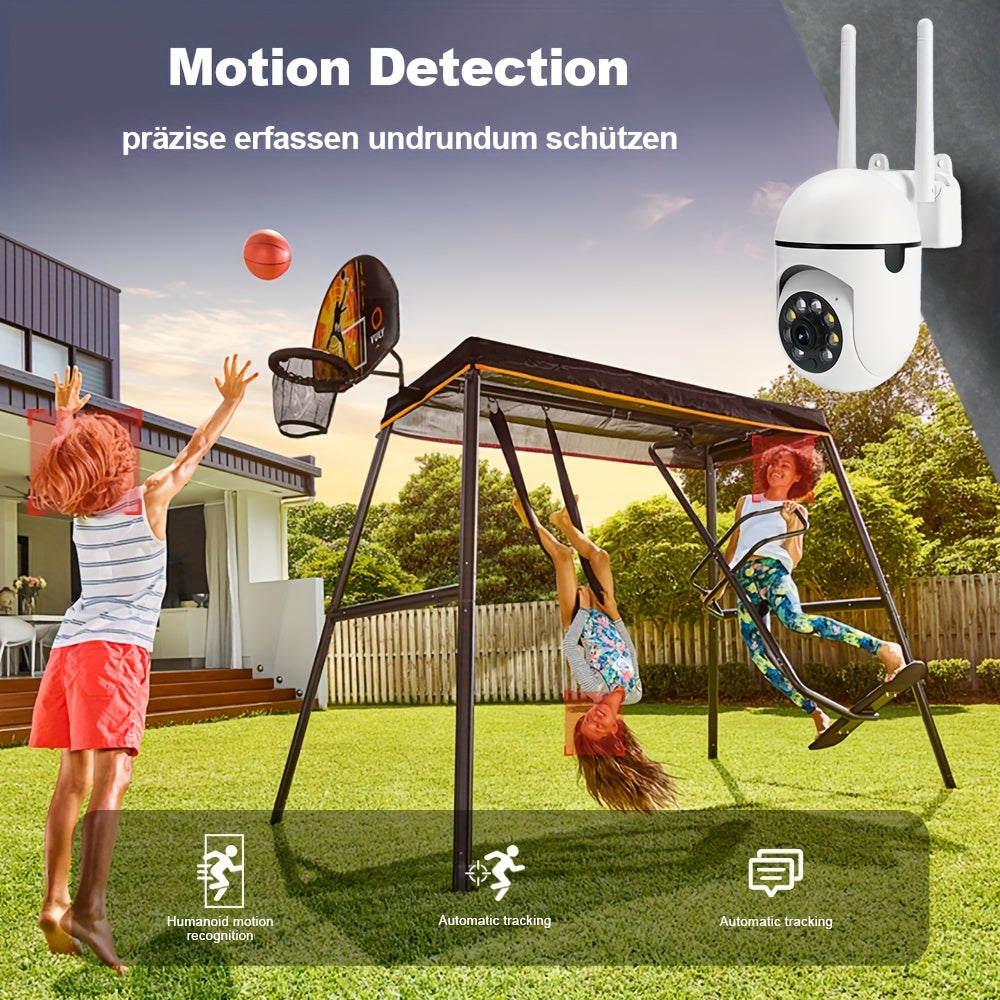 Wireless Security Cameras 1080P HD Night Vision Two-Way Audio Pan Tilt Zoom Motion Tracking for Home Security Pets Elderly Kids