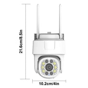 1080P WiFi Security Camera with Color Night Vision Two-Way Audio Motion Alerts Pan-Tilt Smartphone Compatible