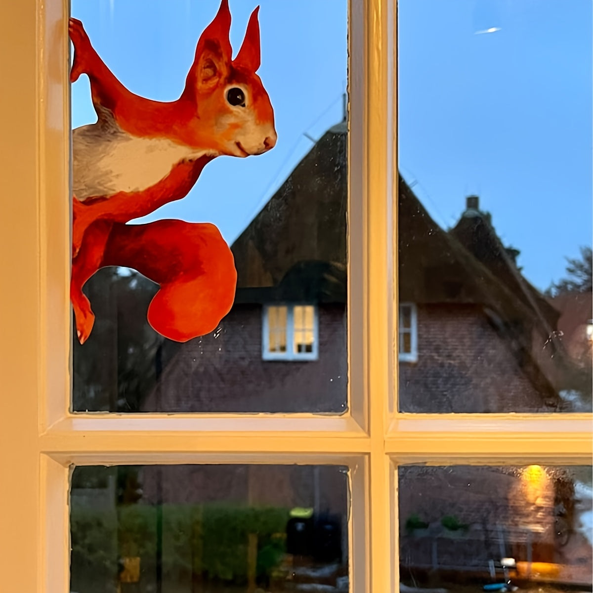 "Sichqoncha naqshidagi deraza stiker - deraza bezatish, avtomobil derazasi bezatish va uy bezatish uchun mukammal - yashash xonasi uy bezatish uchun ideal suv o'tkazmaydigan PVC stiker"