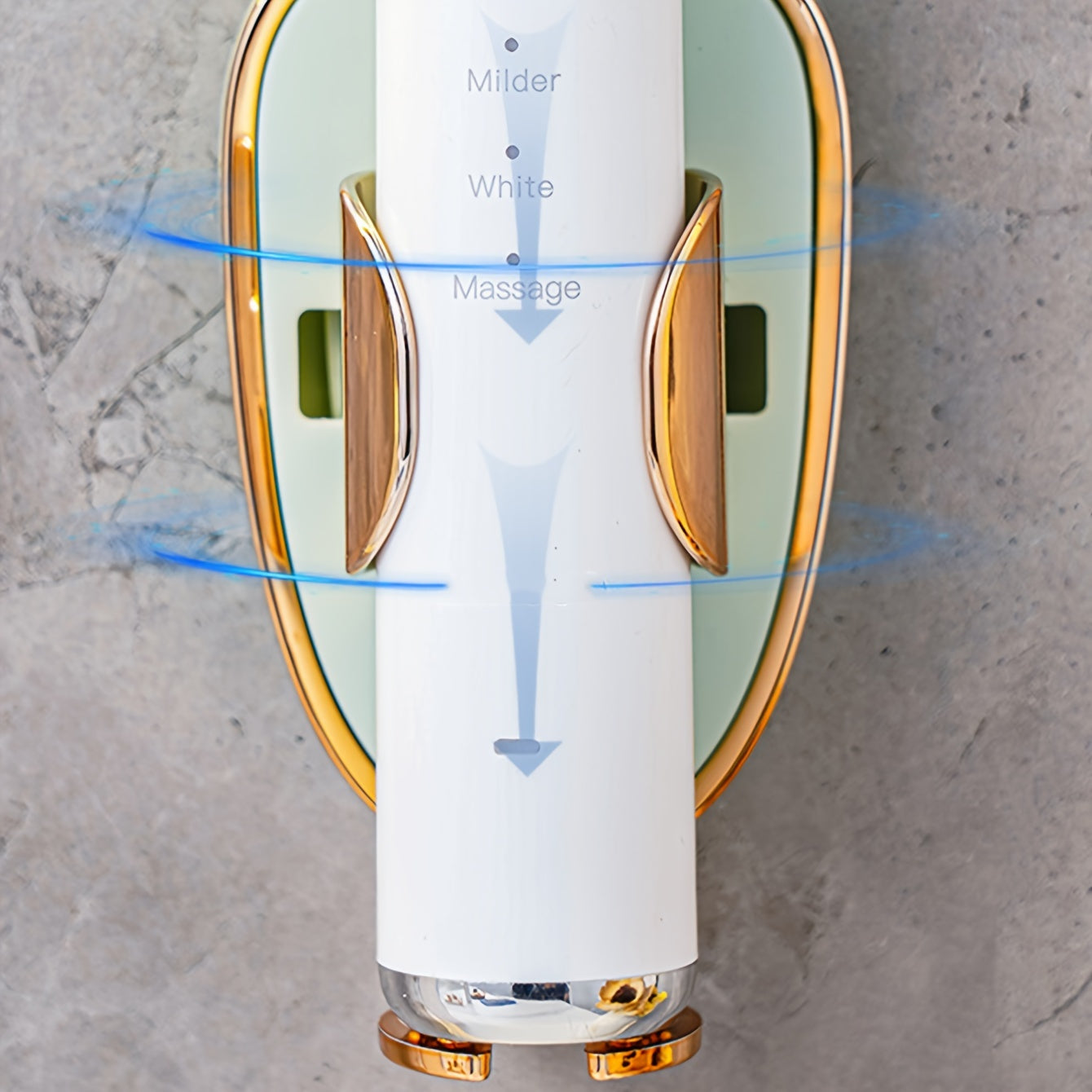 Wall-Mounted Electric Toothbrush Holder Punch-Free Bathroom Organizer