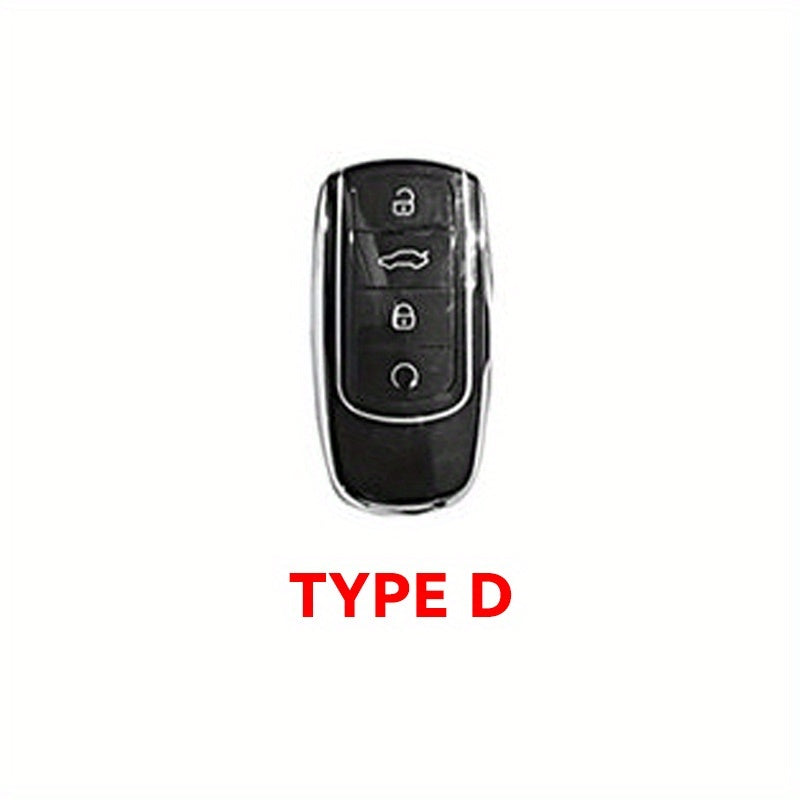 Car Remote Key Cover Zinc Alloy Diamond Pattern Protector for Car Door Entry