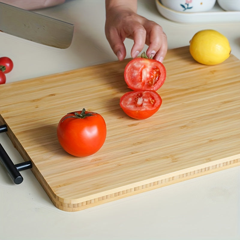 Bamboo Chopping Board for Kitchen, Charcuterie Cheese Platters, Fruit and Vegetable Cutting