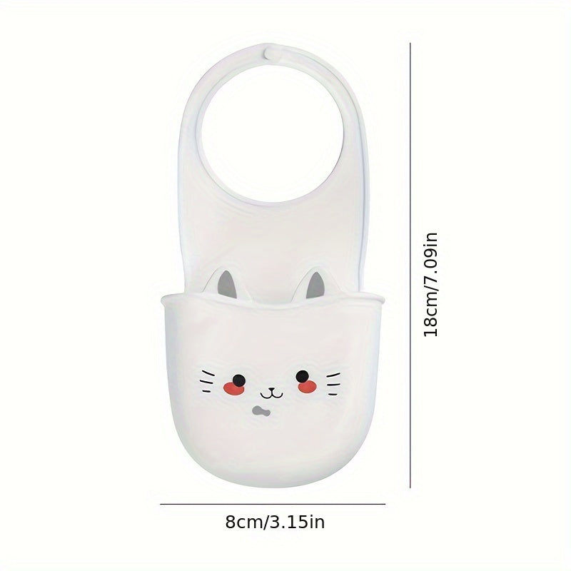 Cat-Shaped Silicone Kitchen Sink Organizer for Sponges and Scrubbers Fits Most Taps