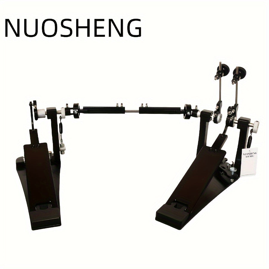 Jazz Drum Set with Double Foot Pedal Alloy Black