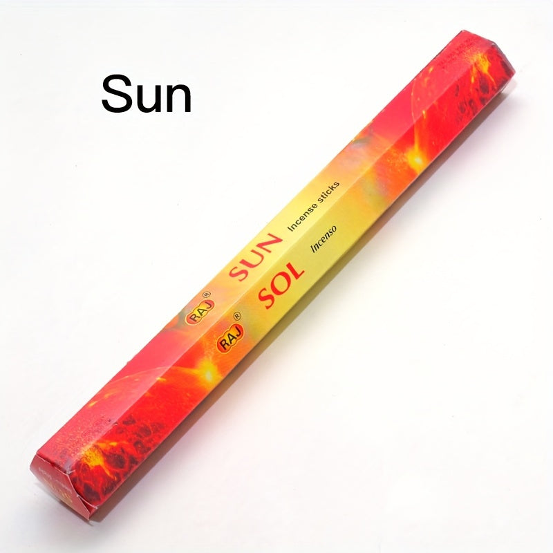 20 шт. коробка ароматерапевтических полосок с 20 благовониями различных ароматов из Индии. Идеально подходит для йоги, медитации и домашнего декора.