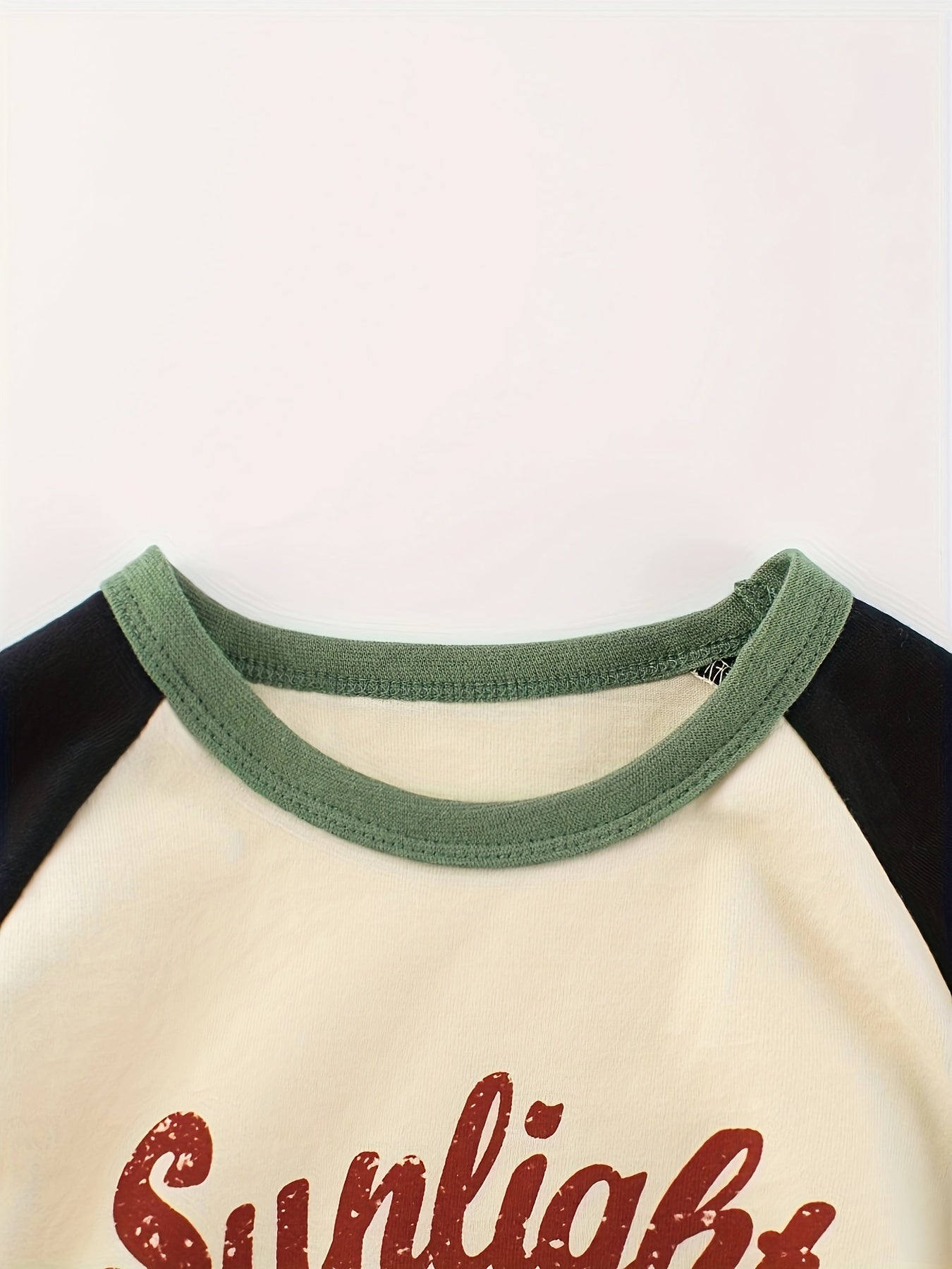 Set of 4 Boys' Cotton Long Sleeve T-Shirts with Cartoon Print Crew Neck for Spring Fall