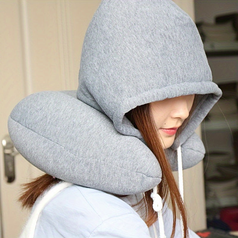 Particle U-Shaped Travel Neck Pillow for Airplane Napping
