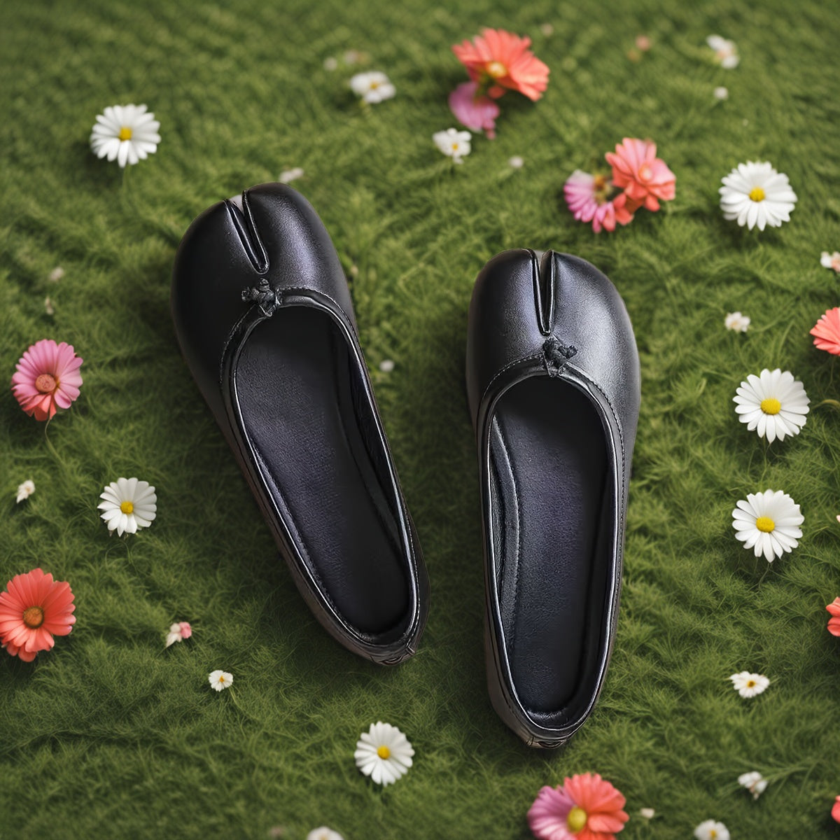 Women's Mary Jane Flat Shoes Leather Comfortable Soft Sole All Seasons