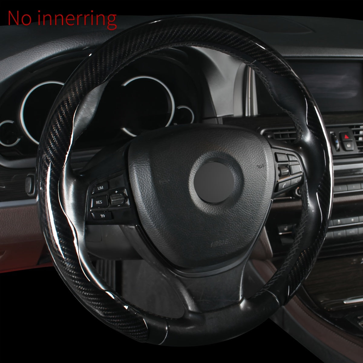 Karbon tolali rul boshqacha qopqog'i PU charm bilan yopishtiriladigan tutqich himoyachisi