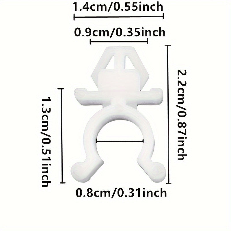 10Pcs Car Hood Support Rod Retainer Clips Durable Plastic Bonnet Stay Fasteners